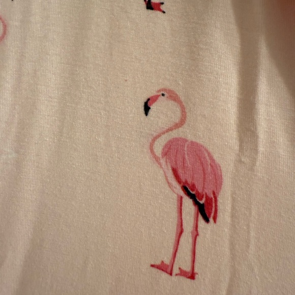 Kate Spade Pink Flamingo Print Pajama Set - Picture 4 of 9